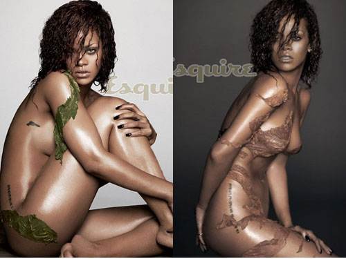 Sau sự cố bị nông dân “đuổi”, Rihanna vẫn “cởi”